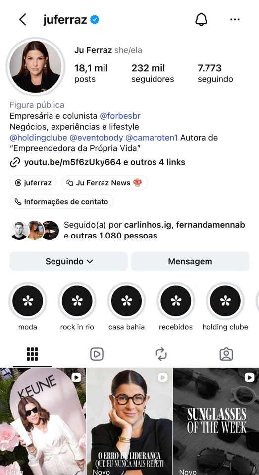 Story 1 de Ju Ferraz